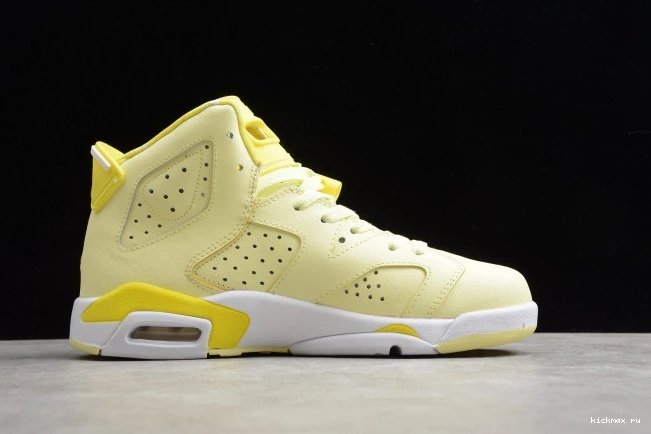 Cheap MAX Air Floral Jordan Yellow Retro 6 543390-800 Dynamic (GS) 0706